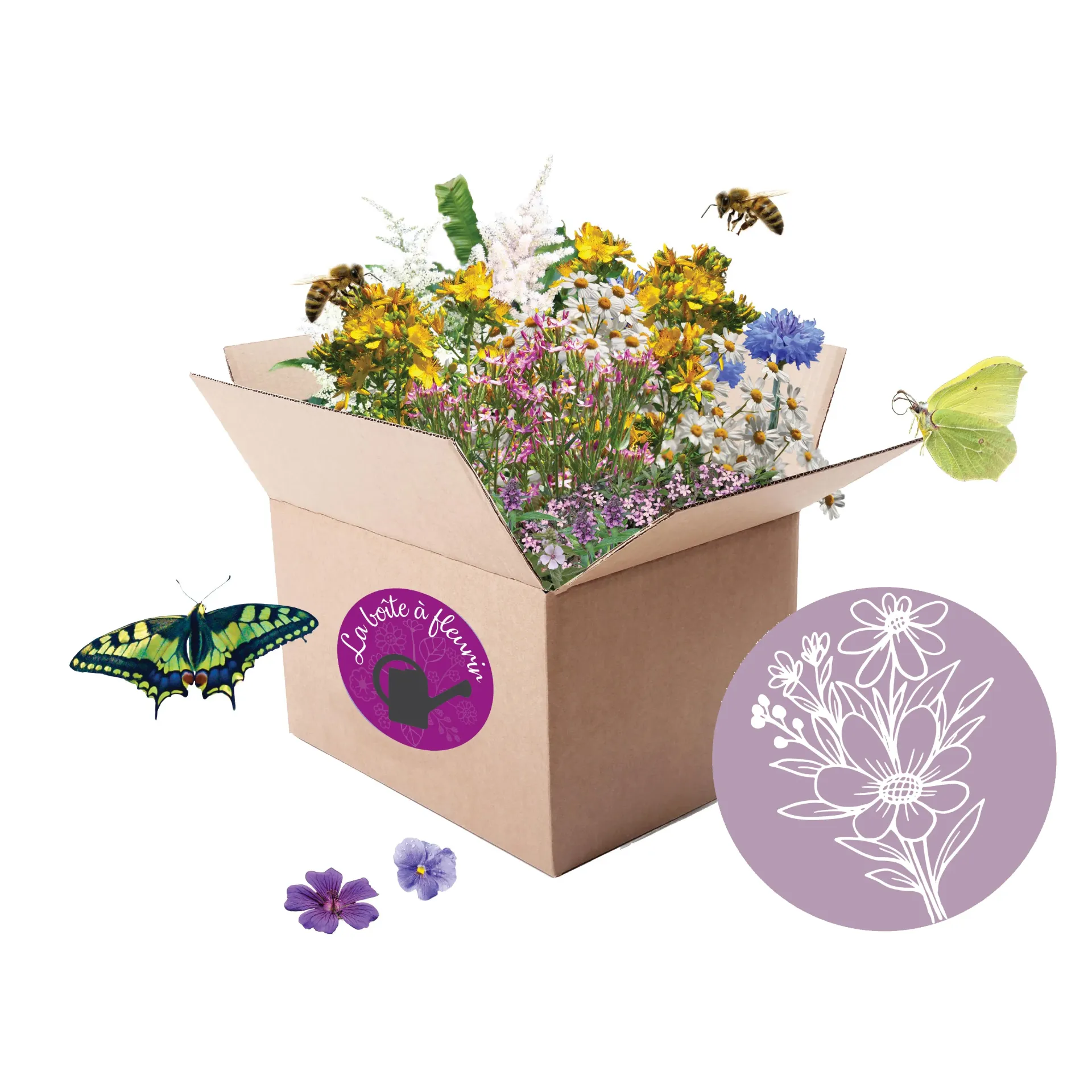 Boite à fleurir "Bouquet" (Petite)